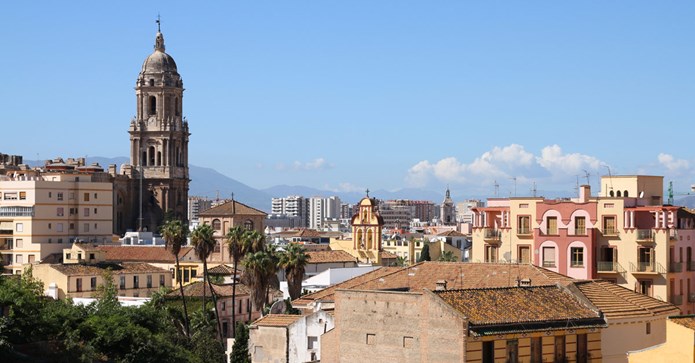 Katadralen – en af de mange seværdigheder i Malaga