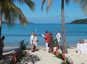 Bryllup i Caribien