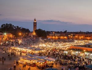 Marrakech i november