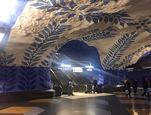 Tre anderledes oplevelser i Stockholm – Kunst i undergrunden