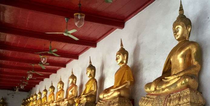 Wat Mahathat – en oase i Bangkok