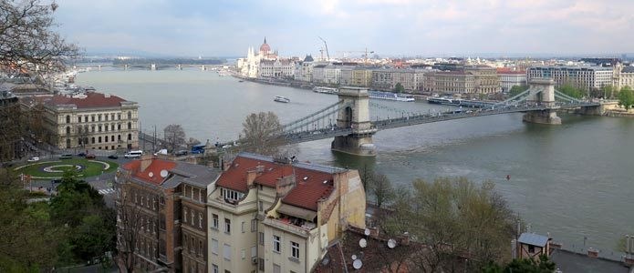 Udsigt over Budapest
