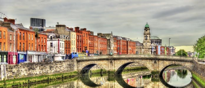 Liffey – floden, som løber gennem Dublin