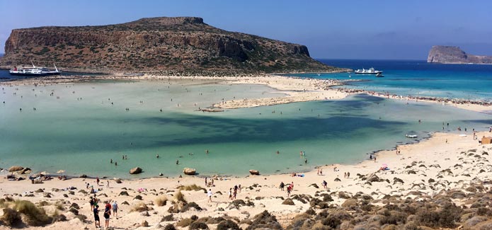 Smukke strande på Kreta - Balos