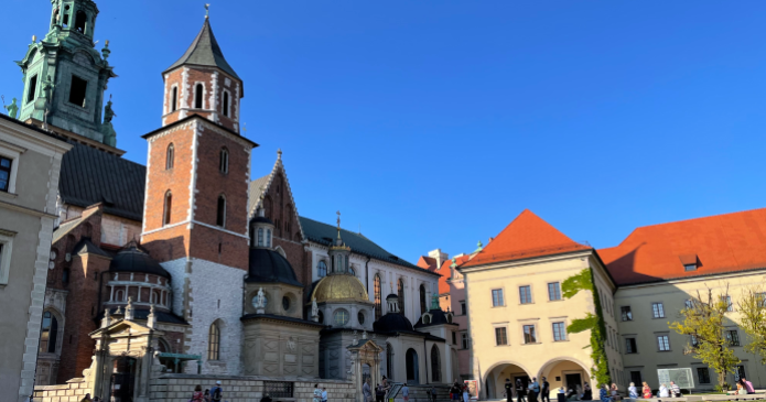 Wawel Slot i Krakow