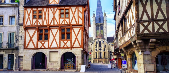 Den gamle bydel i Dijon