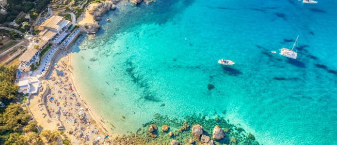 Paradise Bay, Malta - Udsigt til Gozo og Comino 