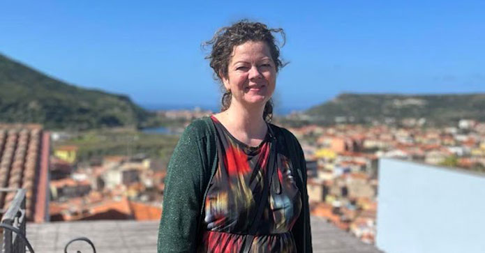Birgitte Oxlund på ferie i Sardinien