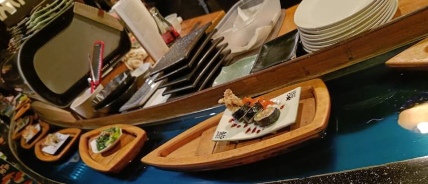 Dejlig Sushi på Restaurant Sachiko i Berlin.
